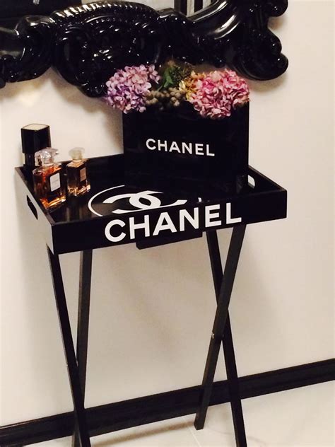 chanel table decor|chanel decor for bedroom.